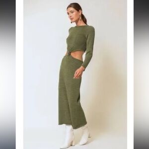 Line & Dot sweater maxi dress M NWOT